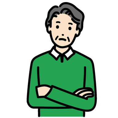 悩みを抱える想定ユーザーのイラスト